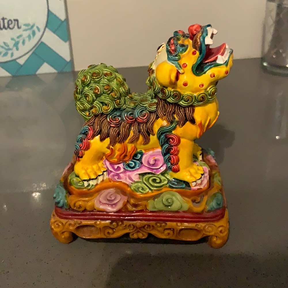 Vintage Chinese Lion Incense burner